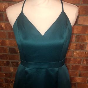 Lulu’s green skater party dress size large